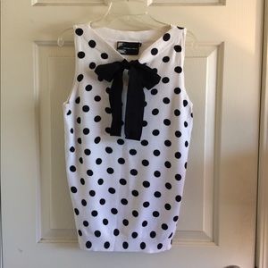 Cute Retro Polka Dot Sleeveless Top